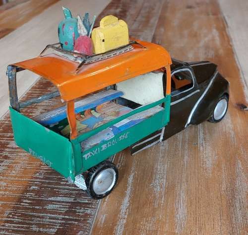 Handmade Tin Peugeot 203 Pickup